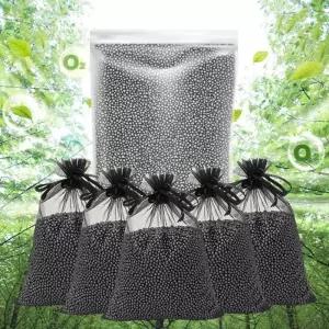 [룽스]공기정화숯 에어활성탄1kg+블랙망5개