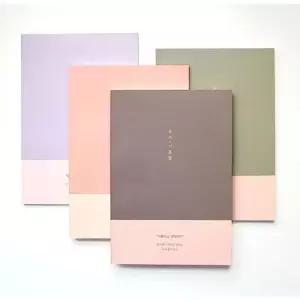 [룽스]베이직 메모패드 유선 모눈 노트 스터디 플래너 2P