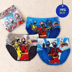 오키즈 K0014 파워닌자포스 팬티세트 3매입 메탈스타 아동속옷 1637919