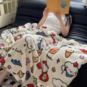 대형 담요 큐티퍼피 극세사 벨벳 어깨무릎 부드러운 블랭킷