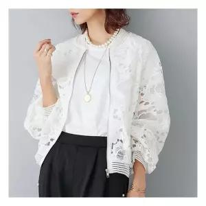 [블랙퀸] 플라워그리드여름점퍼 blk001404