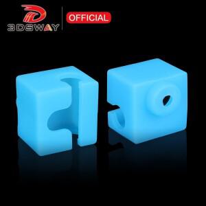 3DSWAY 3D 프린터 부품 열 블록 커버 V5 핫 엔드 압출기 가열 알루미늄 Anycubic I3 Mega/Chiron 용 실리콘