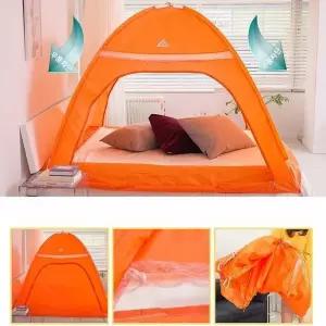 [룽스]양문형 원터치 간편설치 난방텐트(1-2인용)원터치