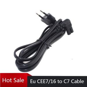 EU Schuko CEE7/16 ~ IEC320 C7 각도 변환기 삼성호환 필립스호환 소니 호환호환 LED TV 용 연장 케이블 Fi