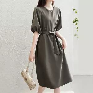 [NS홈쇼핑]블레오 여자 퍼프 반팔 소매 스트랩 원피스 DM2512161263[35686565]