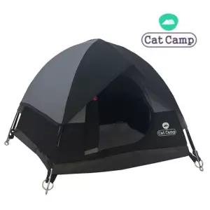 TC 캣캠프 캣텐트 블랙-고양이하우스 강아지집 강아지텐트