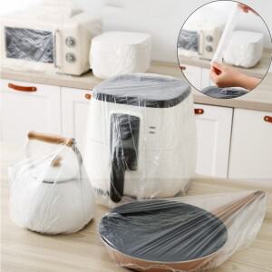 큰일회용 먼지 커버 가전 제품 초대형 두꺼운 팬 밥솥 전자 레인지 범용 투명