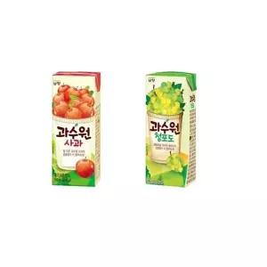 과수원 사과 190ml x 24개 + 청포도 190ml x 24개