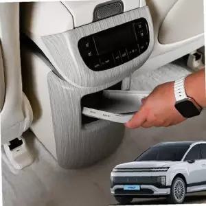 아이오닉9 2열 콘솔백 커버 카본 몰딩 용품