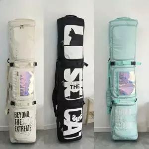 스키 휠백 스노우보드 습식 가방 검은색 캐리어 원정 스키장