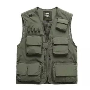 남자조끼 남자 낚시 작업복 작업복조끼 캠핑 등산조끼 멀티포켓 작업