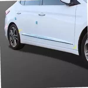 아반떼AD 사이드 스커트 크롬 몰딩 언더라인 튜닝몰딩 자동차인테리어용품
