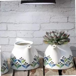 TC 이삭도자기 주전자 다육식물 - 전자파제거 플랜테리어