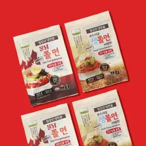 칠갑농산 생쫄면 불닭쫄면 2+2봉 총 8인분