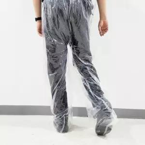 일회용김장바지 일회용방수비닐바지 비닐작업복 비닐바지 일회용