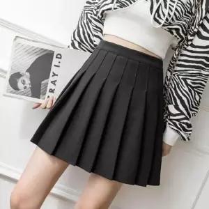 모직 주름치마 테니스스커트 플 A라인 겨울스커트