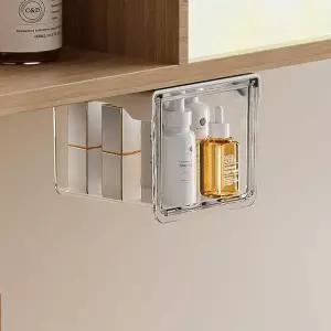 욕실 수납용 부착 거울장 소형 서랍 유용한 보관장치