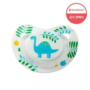 더블하트 펀프렌즈 노리개젖꼭지 다이너소어(L_6개월)