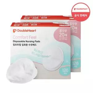 더블하트 컴포트필 수유패드 126매 x 2개