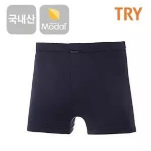 TRY 남성 모달 무지 사각 트렁크팬티 남자속옷(택1) WE788B9