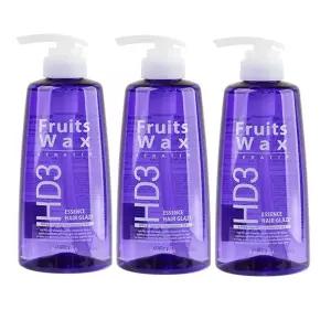 과일나라 후르츠왁스 케라틴 헤어글레이즈 500ml 3개팩