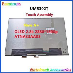 Asus Zenbook S 13 플립 UM5302 ATNA33AA03 OLED 2.8k 용 새 A  노트북 LCD/LED 스크린 터치 조립