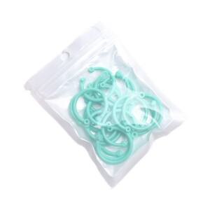 F3MA 루스 리프 바인더 링 유연한 책 링 인덱스 카드 열쇠고리 사무실 학교  가정용 노트북 종이