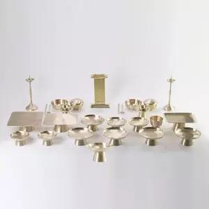 유기 유광 제기세트 유광식기세트 제사용품 전통제기용품 (WFKHEYI)