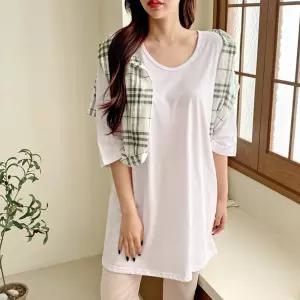 데일리롱무지유넥티 ILG569M401 빅사이즈 사이즈에서 자유로운 그녀~