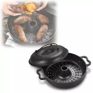 캠핑 가정캠핑오븐 직화구이냄비 무쇠직화오븐 가정용 (WFKHM5W)