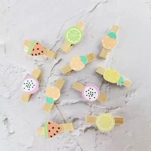 미니과일집게 미니나무집게 과일집게 나무소재집게 (WFKHK85)