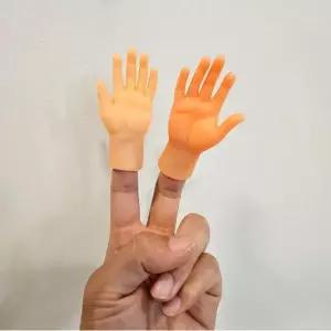 고양이 모델 핸드 피규어 만지기 미니 장난감 소품 (WFKI1UD)