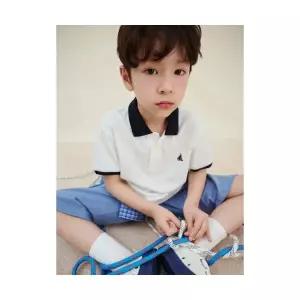 브랜드 빈폴키즈 BEANPOLE KIDS 남아 피케 칼라 상하세트 블루 BI5242U09P 695012