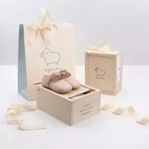 [앙뉴](강남점)여아 베이비 플랫슈즈 민트 베이비핑크 선물포장 돌잔치신발 · 첫걸음신발 · 촬영신발