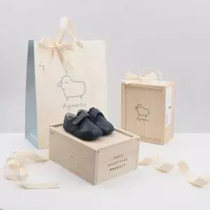 [앙뉴](강남점)남아 베이비 플랫슈즈 시더베이비 네이비 선물포장 돌잔치신발 · 첫걸음신발 · 촬영...