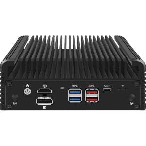 CWWK 마이크로 방화벽 어플라이언스 12th 인텔 앨더 레이크 코어 i3-1215U /i5-1235U /i7-1265U /펜티엄 골드 8050, 팬리스 미니 PC, 6X 인텔 I226-V LAN|2 x USB3.2|M.2 NVMe x4 (펜티엄 골드 8050, 베어본)