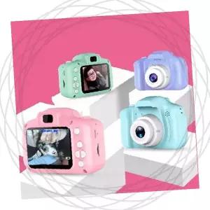 레트로 키즈 디지털 카메라 어린이 토이 디카 캠코더 사진기