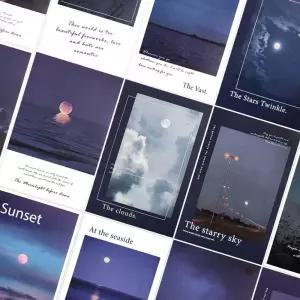 감성 컬러 엽서 모음 어스름 포토엽서 감성소품