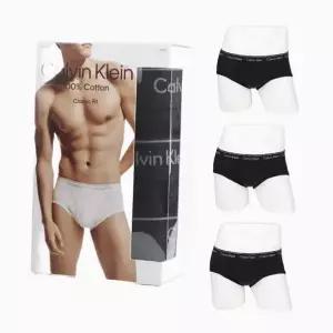 [Calvin Klein]UNDERWEAR 캘빈클라인 언더웨어 남성 코튼 클래식 브리프 블랙 3장세트 NB3999-001 P0033...