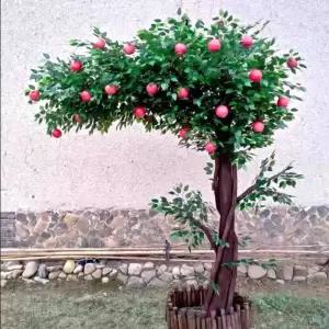 인조 오렌지 나무 장식 카페 제주도 귤나무 인조목 인테리어