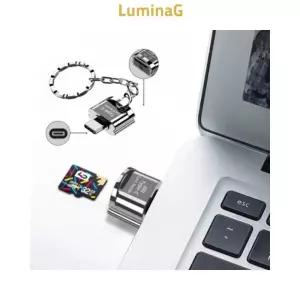 스마트폰 리더기 키링 마이크로 5핀 C타입 TF 카드 휴대용 OTG