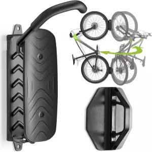 하우징 솔루션 회전식 자전거 벽걸이 [1팩] 150° 수직 랙 산악/도로/하이브리드 걸이 차고용 보관대 최대