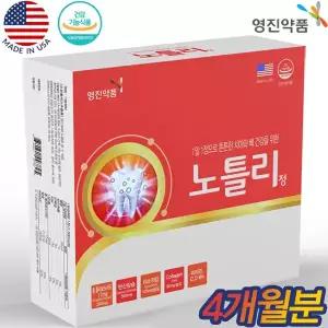 영진 노틀리 120정 약4개월분 칼슘 프로폴리스 비타민C 치아건강 잇몸 영양제