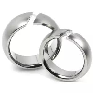 T-706 DIA CO 다이아몬드 티타늄 커플링 반지 이니셜무료 무료배송 맞춤제작 평생AS