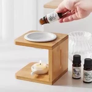 [텐바이텐]코지 우드 아로마 오일 램프 버너 워머