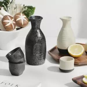 도쿠리 3P 세트 일본 사케 사케잔 정종 술잔 사케병 도자기 (WFH78UI)