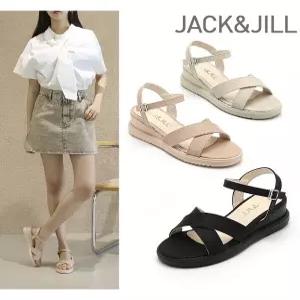 [잭앤질]잭앤질 엑스트랩 웨지힐샌들(JB3358)