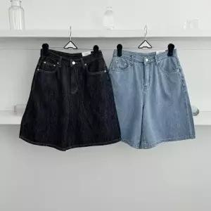 |KSP7700|빈머르 청반바지 여성 썸머 라이트블루 버뮤다팬츠 넓은_18171776_597559