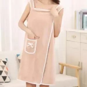 극세사 목욕 가운 수면 샤워가운 원피스 (WFK0Q2D)