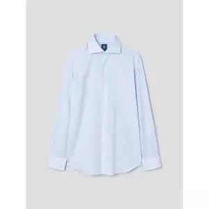 [란스미어][LANSMERE] FINAMORE 스트라이프 옥스퍼드 드레스 셔츠 블루 (LA5764F00P)